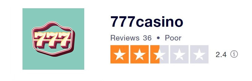 Skor 777 Casino TrustPilot