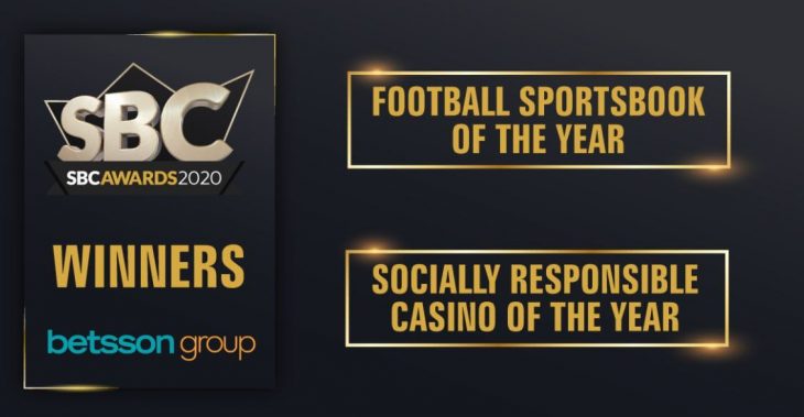 Betsson's SBS awards 2020 win