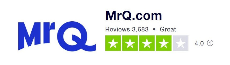 MrQ's Trustpilot score