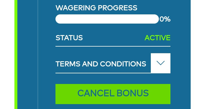 Yeti's wagering counter showing progress
