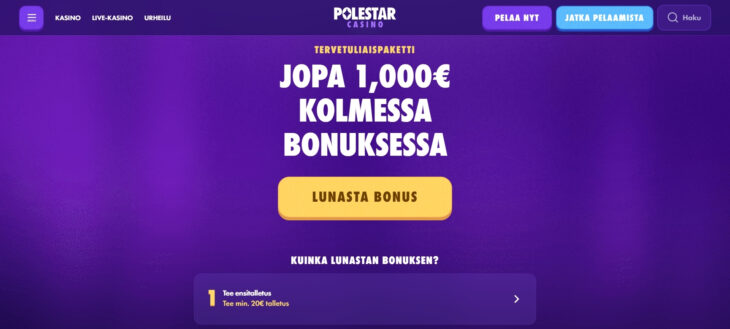 polestar casino bonus