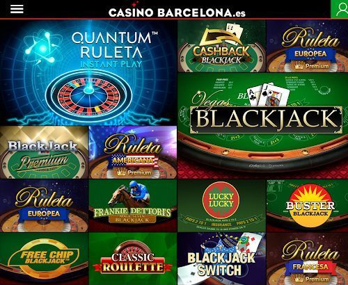 Los juegos de mesa disponibles en Casino Barcelona : la ruleta y el blackjack